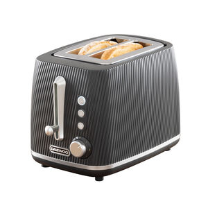 Daewoo Cascade 2 Slice Black Toaster